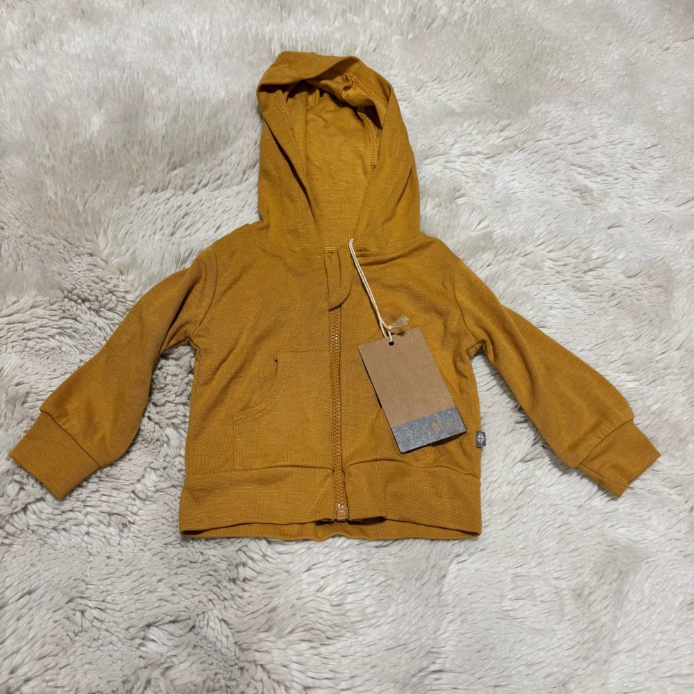 KYTE long sleeve zip jersey hoodie